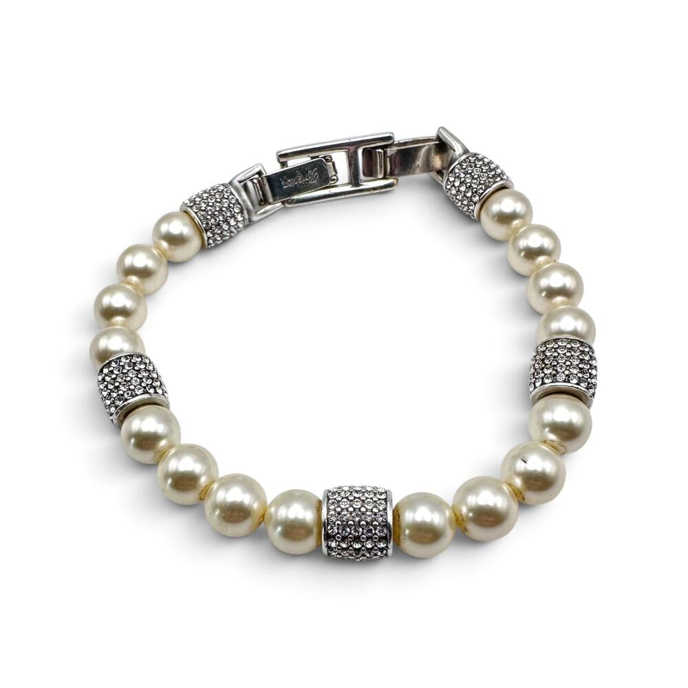 Brighton Meridian Petite Pearl Crystal Bracelet JF0992